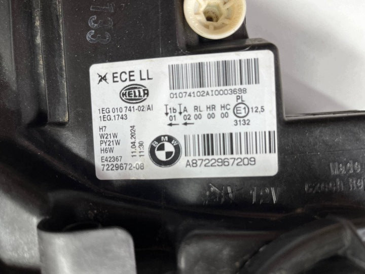 Frontscheinwerfer BMW 1 F21 F20 7229672-08 Rechts Scheinwerfer Headlight SCH6940863816ei
