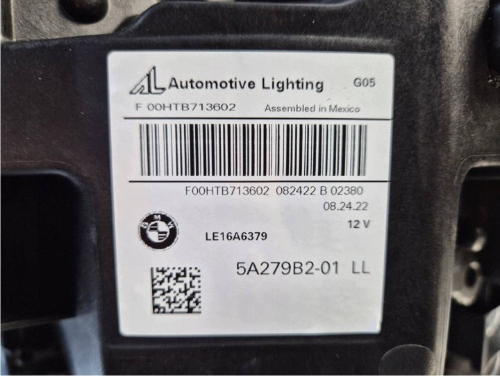 Frontscheinwerfer BMW X5 G05 G06 5A279B2-01 Rechts Scheinwerfer Headlight SCH6955616115hz
