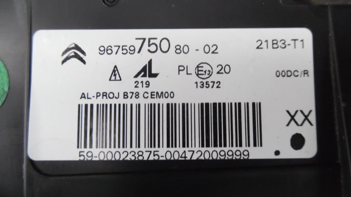 Frontscheinwerfer Citroën C4 Picasso II 9675975080 Xenon Rechts Headlight SCH6980279452zn