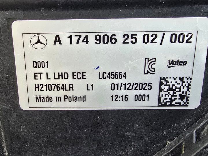 Frontscheinwerfer Mercedes-Benz Cla A1749062502 Links Scheinwerfer Headlight SCH7016450742ld