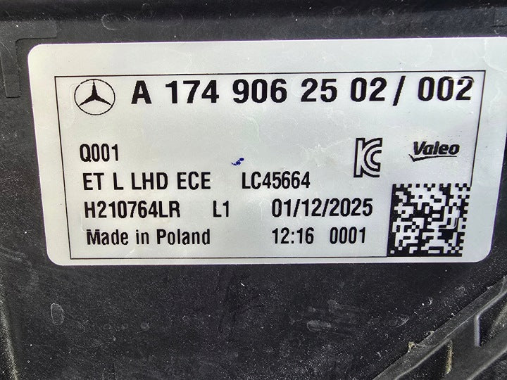 Frontscheinwerfer Mercedes-Benz Cla A1749062502 Links Scheinwerfer Headlight SCH7016450742ld