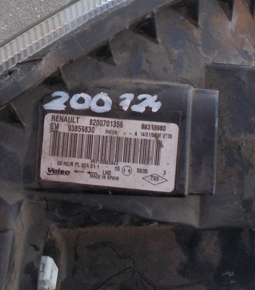 Frontscheinwerfer Nissan Primastar Vivaro A Trafic II 93859830 Rechts Headlight SCH7101033872md