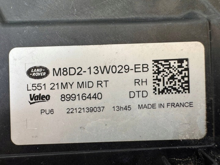Frontscheinwerfer Land Rover Range Evoque L551 M8D2-13W029-EB Rechts Headlight SCH7123670846nz