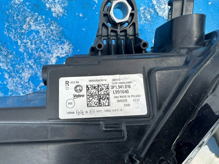 Frontscheinwerfer Skoda Superb I 3P1941016 LED Rechts Scheinwerfer Headlight SCH7144849927ez