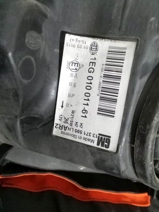 Frontscheinwerfer Opel Astra 13371596RH Links Scheinwerfer Headlight SCH7190133085kl