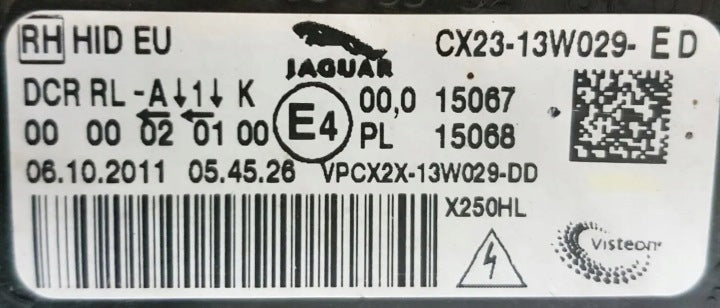 Frontscheinwerfer Jaguar Xf CX23-13W029-ED Xenon Rechts Scheinwerfer Headlight SCH7196057888vi