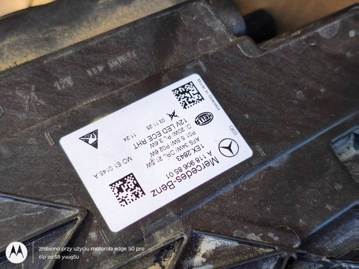 Frontscheinwerfer Mercedes-Benz Cla X118 C118 A1189068501 Links Headlight SCH7215378909gf