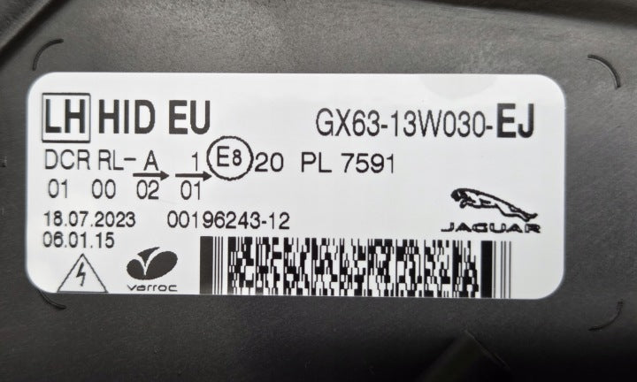 Frontscheinwerfer Jaguar Xf X260 GX63-13W030-EJ Xenon Links Headlight SCH7240083732ae