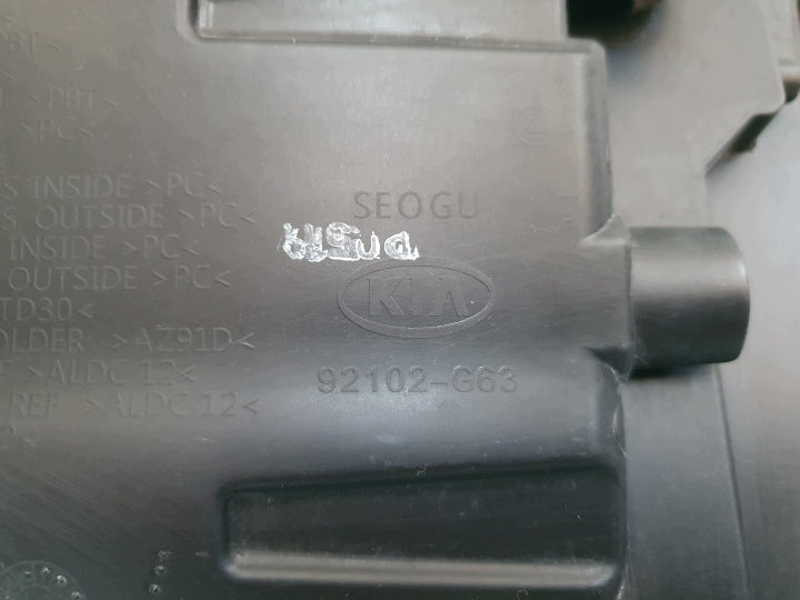 Frontscheinwerfer Kia Picanto 92102-G63 Rechts Scheinwerfer Headlight SCH7243276949ft