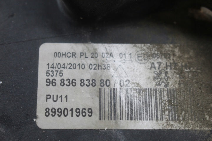 Frontscheinwerfer Peugeot 207 89901969 Rechts Scheinwerfer Headlight SCH7292284870dw