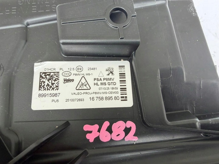 Frontscheinwerfer Peugeot 3008 1675889580 Links Scheinwerfer Headlight SCH7330261840wf