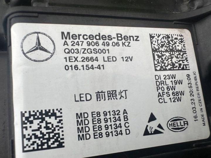 Frontscheinwerfer Mercedes-Benz Gla H247 A2479064906 Links Headlight SCH7342823065bf
