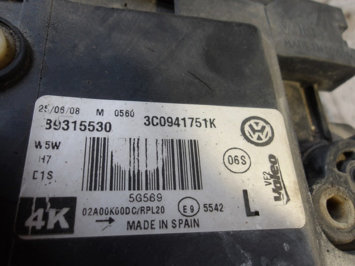 Frontscheinwerfer VW Passat 3C0941751K Links Scheinwerfer Headlight SCH7351095024fb