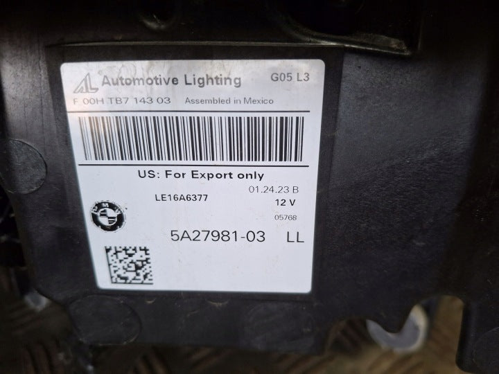 Frontscheinwerfer BMW X5 G05 G06 5A2798103 LED Links Scheinwerfer Headlight SCH7352821081rj