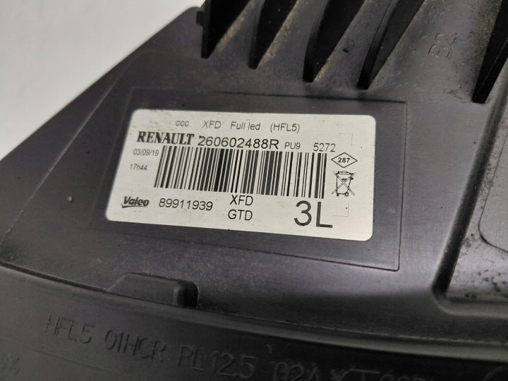 Frontscheinwerfer Renault Talisman 260602488R Links Scheinwerfer Headlight SCH7361347944wz