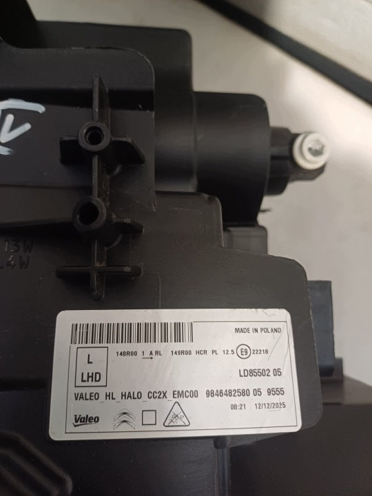 Frontscheinwerfer Citroën C3 I 9846482580 Links Scheinwerfer Headlight SCH7438202419zo