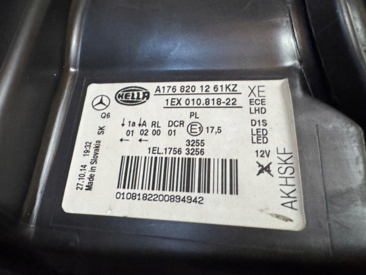 Frontscheinwerfer Mercedes-Benz W176 A1768201261 Xenon Rechts Headlight SCH7440965408hv