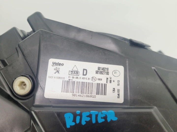 Frontscheinwerfer Peugeot Rifter 9816827180 Rechts Scheinwerfer Headlight SCH7461886752xx