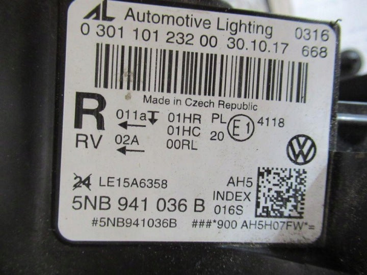 Frontscheinwerfer VW Tiguan 5NB941036B LED Rechts Scheinwerfer Headlight SCH7504824366ym