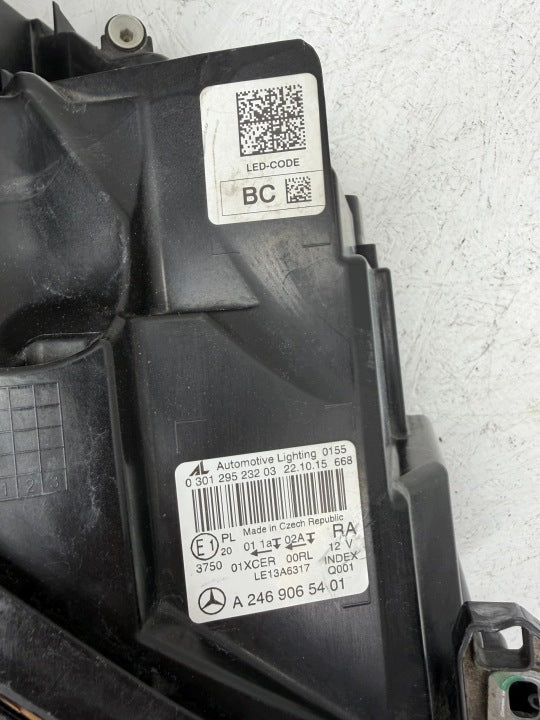 Frontscheinwerfer Mercedes-Benz W246 A2469065401 Rechts Scheinwerfer Headlight SCH7530687354bt