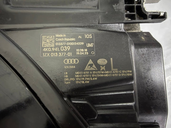 Frontscheinwerfer Audi A6 4K0941039 Links Scheinwerfer Headlight SCH7531046366bk