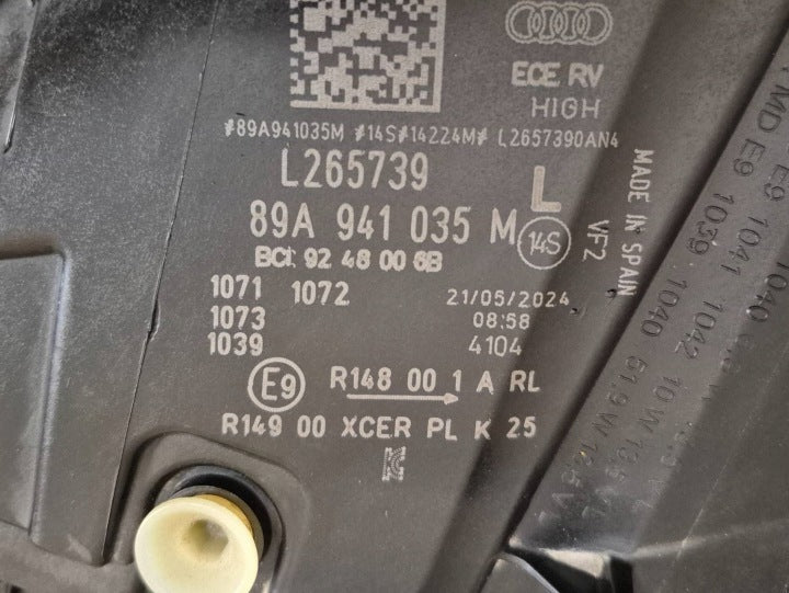 Frontscheinwerfer Audi E-Tron 89A941035M Links Scheinwerfer Headlight SCH7538065238no