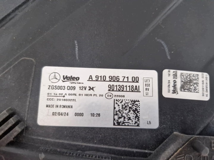 Frontscheinwerfer Mercedes-Benz Sprinter A9109067100 Full LED Links Headlight SCH7569338799dc