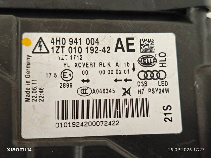 Frontscheinwerfer Audi A8 4H0941004 Rechts Scheinwerfer Headlight SCH7569780341bd