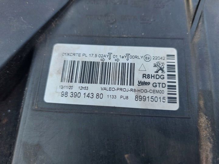 Frontscheinwerfer Peugeot 508 II 9839014380 LED Links Scheinwerfer Headlight SCH7621292134ma