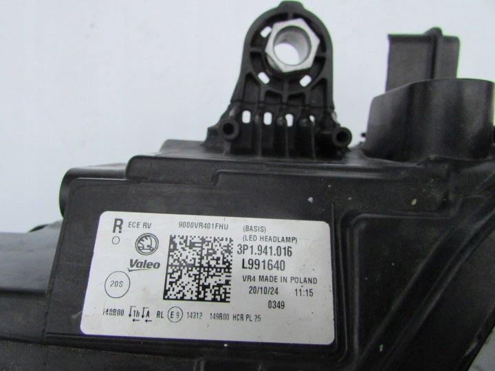 Frontscheinwerfer Skoda Superb I 3P1941016 LED Rechts Scheinwerfer Headlight SCH7748964256bg