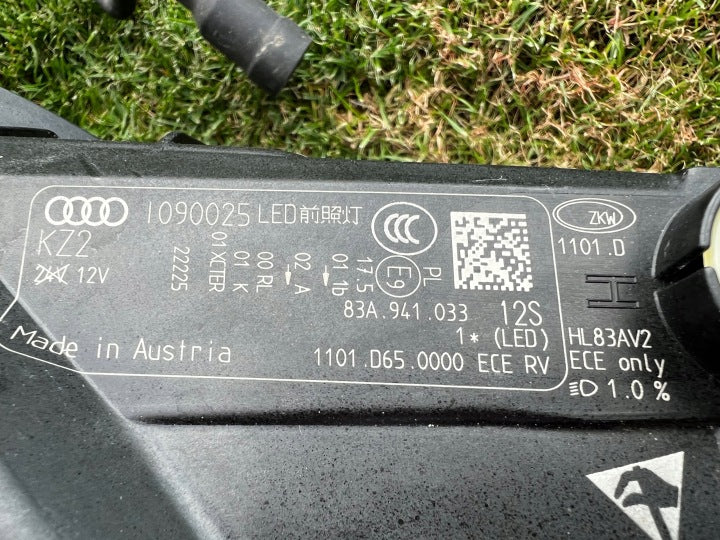 Frontscheinwerfer Audi Q3 83A941033 Full LED Links Scheinwerfer Headlight SCH7774700934lo