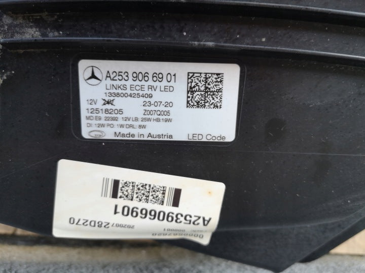 Frontscheinwerfer Mercedes-Benz Glc X253 A2539066901 Full LED Links Headlight SCH7826337655kr