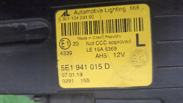 Frontscheinwerfer Skoda Octavia III 5E1941015D LED Links Scheinwerfer Headlight SCH7936860414lf