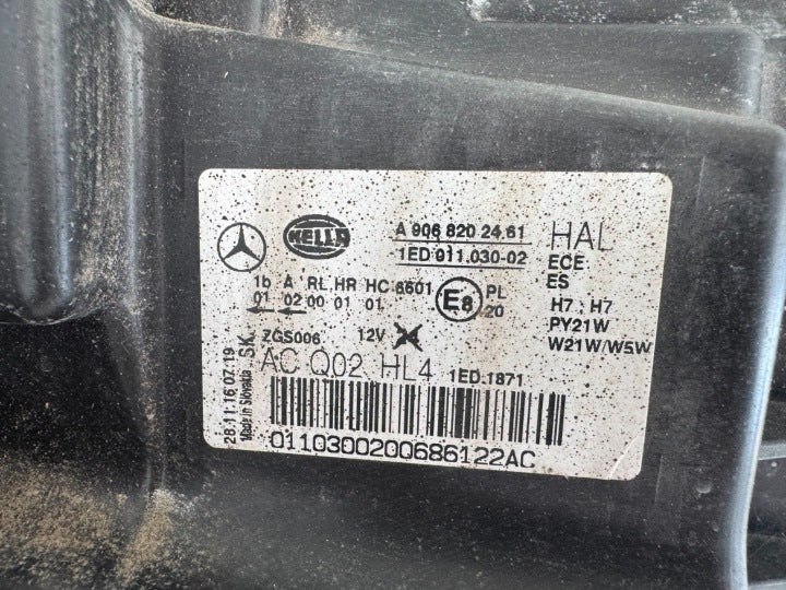 Frontscheinwerfer Mercedes-Benz Sprinter A9068202461 Rechts Headlight SCH7938736117ve