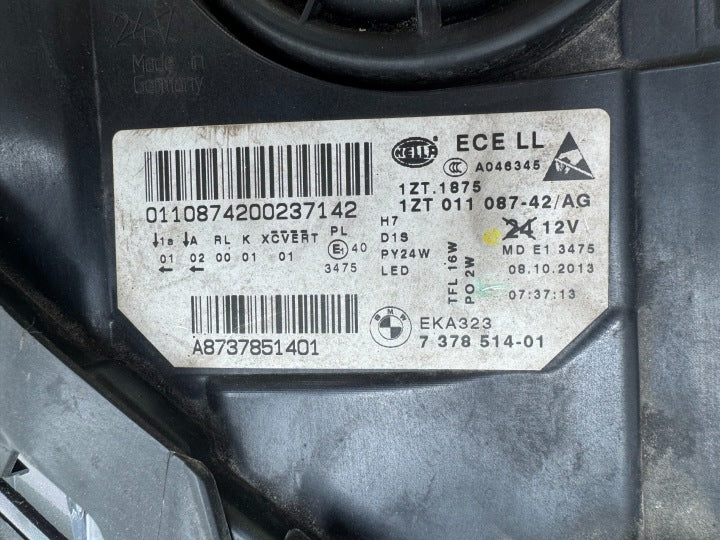 Frontscheinwerfer BMW 5 F11 F10 7378514-01 Rechts Scheinwerfer Headlight SCH7945064731mf