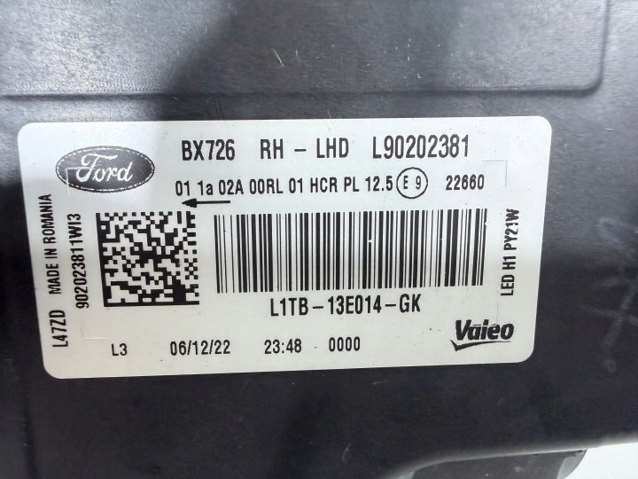 Frontscheinwerfer Ford Puma L1TB-13E014-GK Rechts Scheinwerfer Headlight SCH7949144661dc