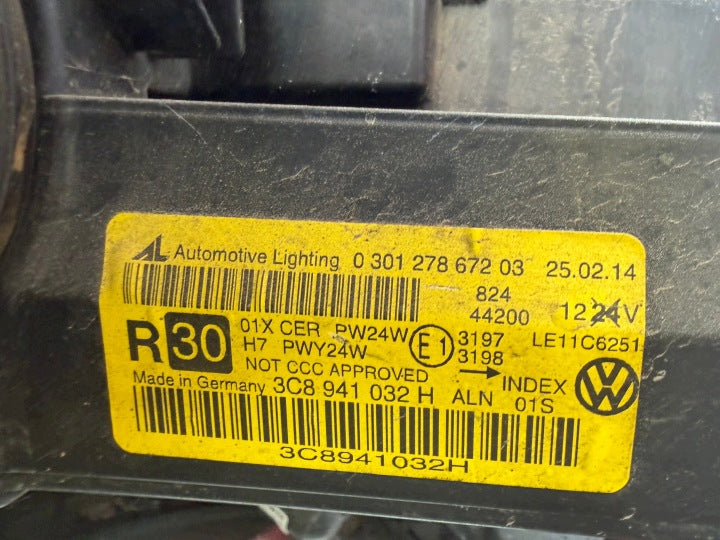 Frontscheinwerfer VW Cc 3C8941032H Rechts Scheinwerfer Headlight SCH7966872660eo