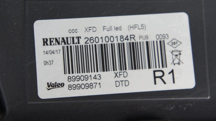 Frontscheinwerfer Renault Talisman 260100184R Rechts Scheinwerfer Headlight SCH7978637325ec