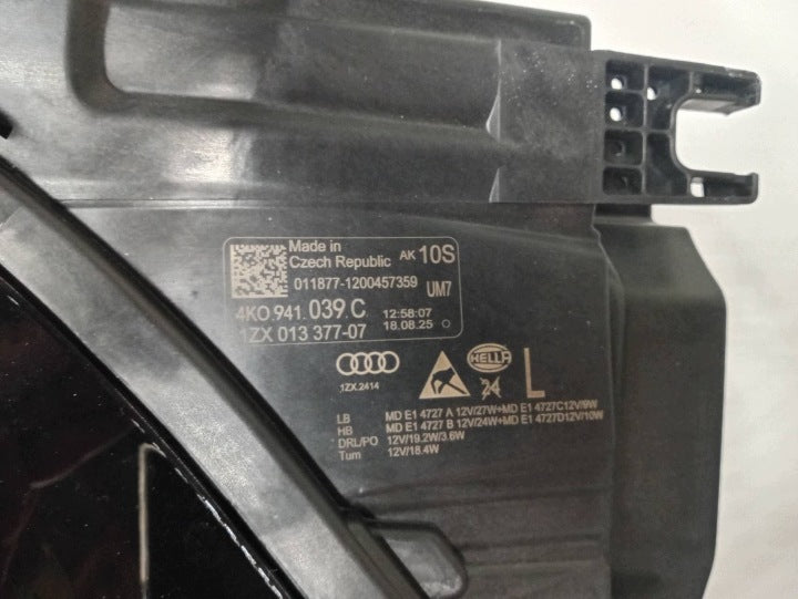Frontscheinwerfer Audi A6 C8 4K0941039C Links Scheinwerfer Headlight SCH8062752327mi