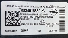Laden Sie das Bild in den Galerie-Viewer, Frontscheinwerfer Opel Mokka 9834016880 LED Links Scheinwerfer Headlight SCH8070068789ur