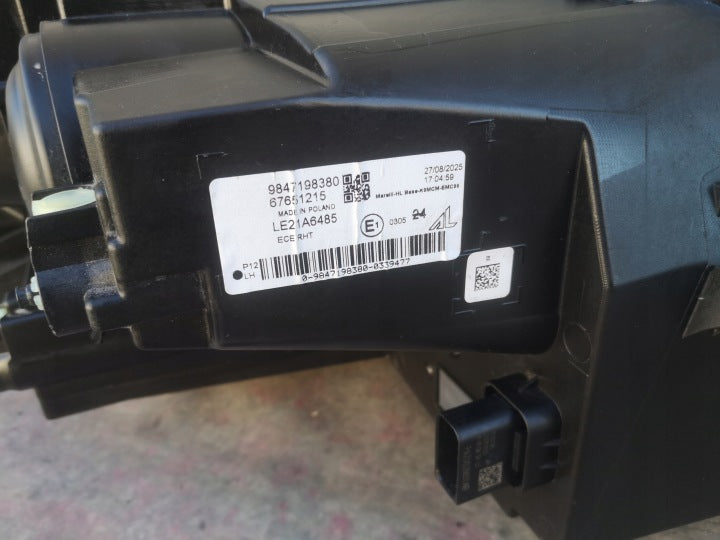 Frontscheinwerfer Toyota Proace 9847198380 Links Scheinwerfer Headlight SCH8090197608rx