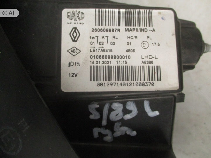 Frontscheinwerfer Renault Clio I V 260609987R Links Scheinwerfer Headlight SCH8128867266le