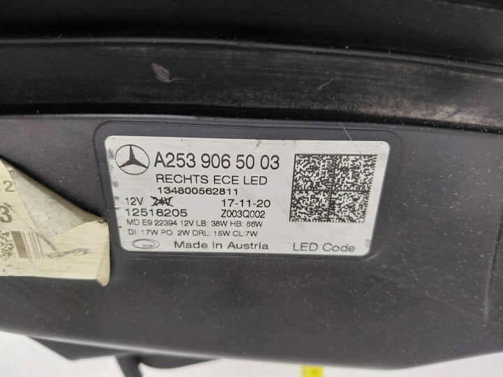 Frontscheinwerfer Mercedes-Benz Glc A2539065003 Rechts Scheinwerfer Headlight SCH8155802588js