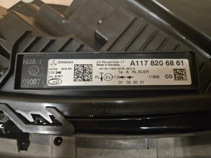 Frontscheinwerfer Mercedes-Benz Cla A1178206861 Rechts Scheinwerfer Headlight SCH8226771297co