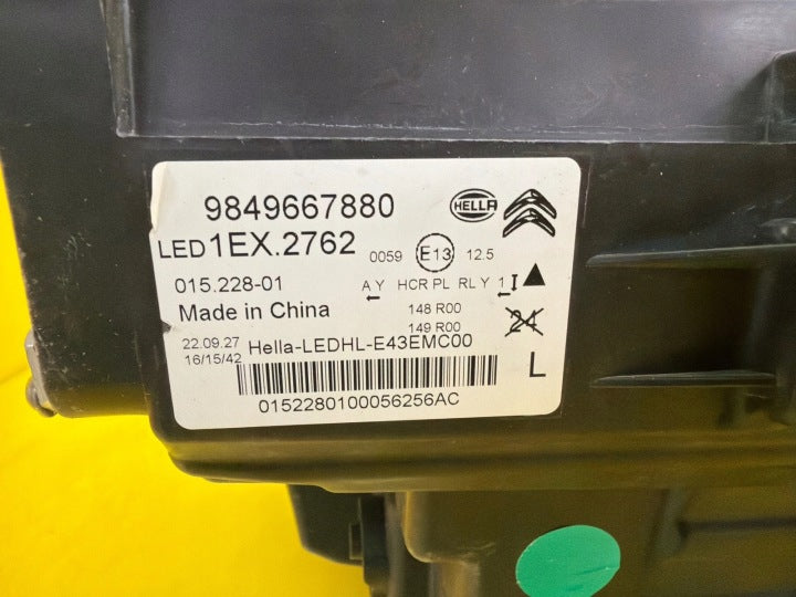 Frontscheinwerfer Citroën C5 I X 9849667880 LED Links Scheinwerfer Headlight SCH8230157081ph