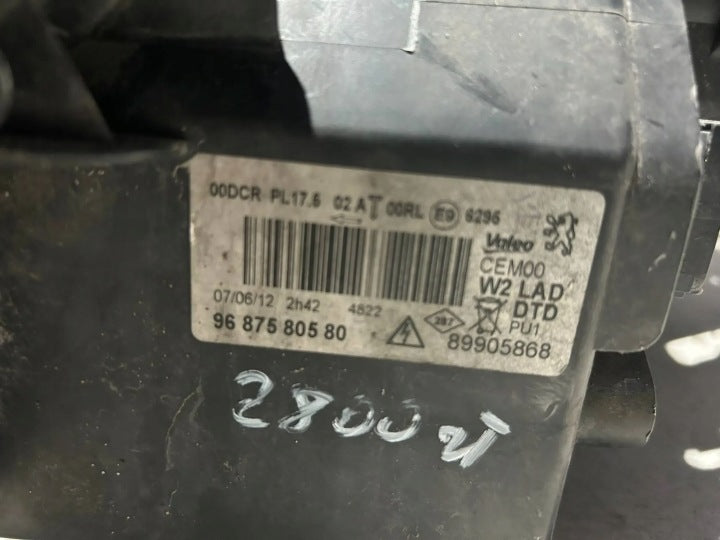 Frontscheinwerfer Peugeot 508 9687580580 Xenon Rechts Scheinwerfer Headlight SCH8254802841uf