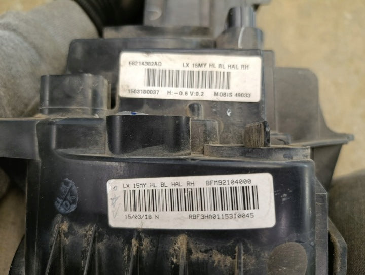 Frontscheinwerfer Chrysler 300 ZCR1171R 68196276AD Rechts Scheinwerfer Headlight SCH8302686213xi