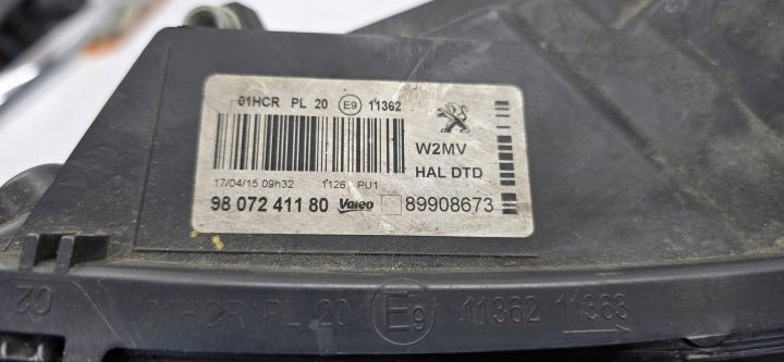 Frontscheinwerfer Peugeot 508 9807241180 Rechts Scheinwerfer Headlight SCH8321988052hy