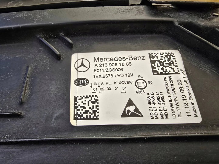 Frontscheinwerfer Mercedes-Benz W213 A2139061605 LED Rechts Headlight SCH8326875531vb