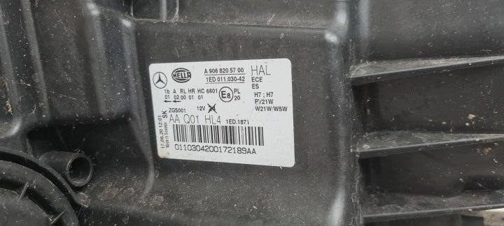Frontscheinwerfer Mercedes-Benz Sprinter 906 A9068205700 1ED01103042 Rechts SCH8352111540ki